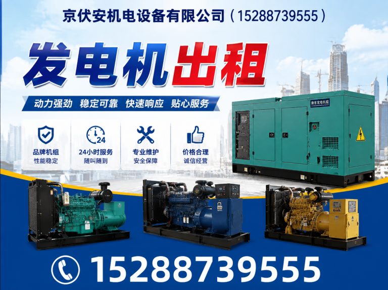 云浮发电车租赁展示图