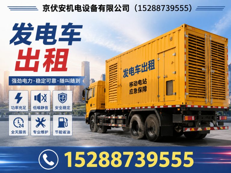 云浮发电车出租展示图