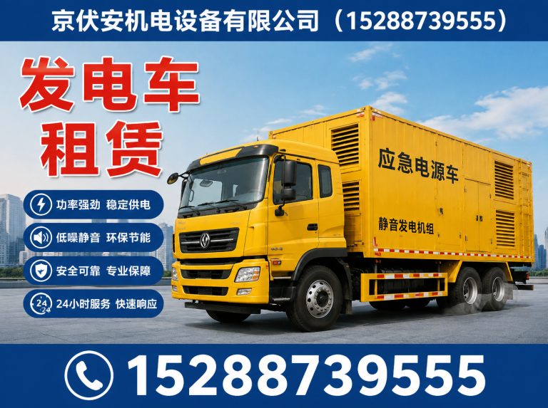 云浮静音发电车租赁展示图